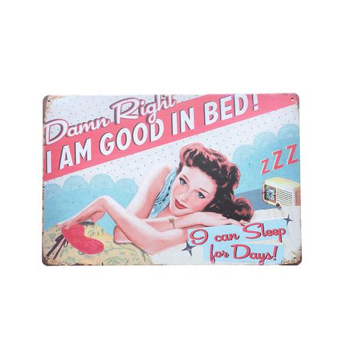 Art Tin Good in Bed