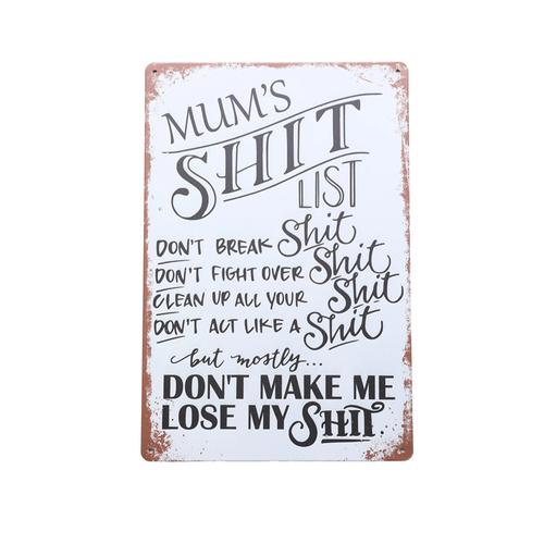 Art Tin Mum Losing It
