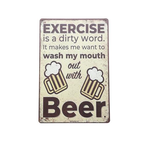 Art Tin Beer Wash