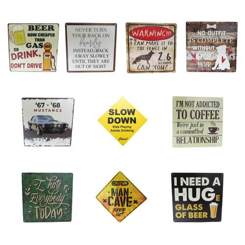 Art Tin Square Set - Set of 10
