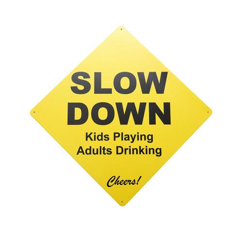 Art Tin SQ Slow Down Cheers