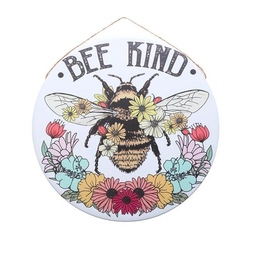Art Tin Round Bee Kind