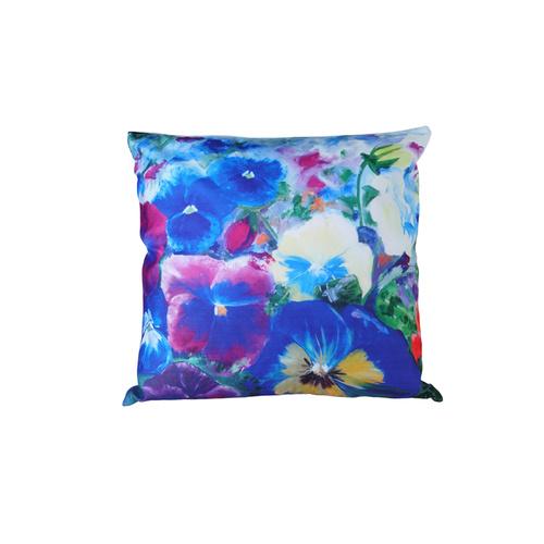 Cushion Cover - Pansies Painting