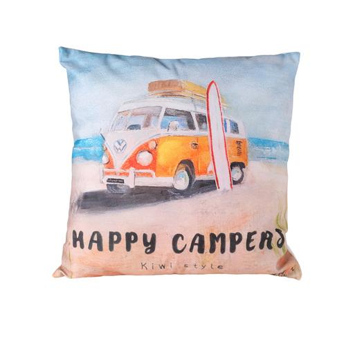 Cushion Cover - Happy Camper Surfer