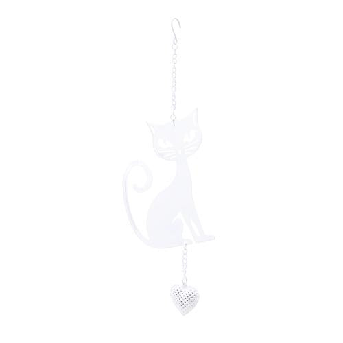 Country Chic Cat Hanger White