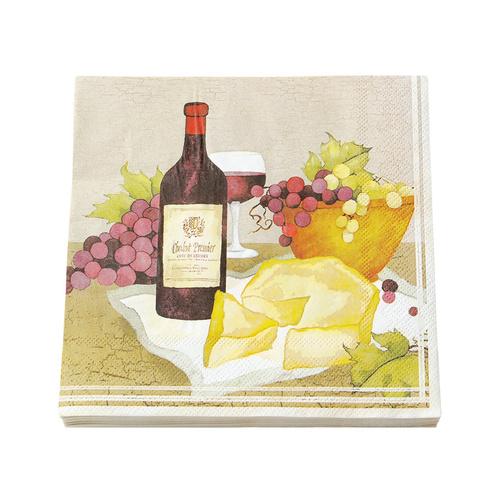 Wine n'Cheese Napkin