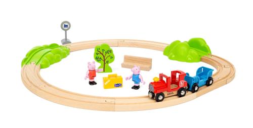 BRIO - Peppa Pig Train Set 18 pieces