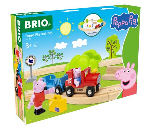 BRIO - Peppa Pig Train Set 18 pieces