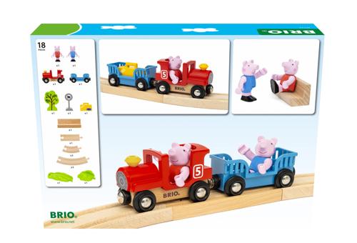 BRIO - Peppa Pig Train Set 18 pieces
