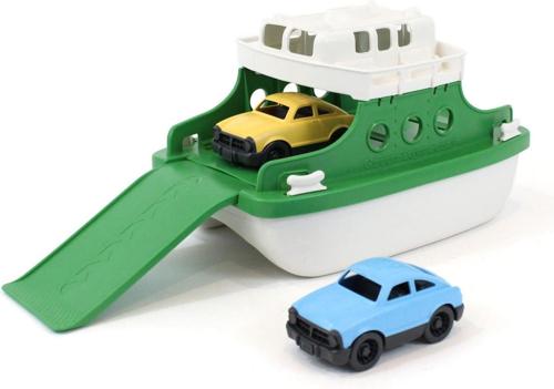 Green Toys - Ferry Boat w/ 2 Mini Cars (Green)