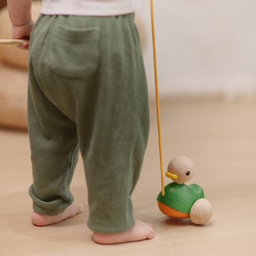 PlanToys - Montessori-Inspired Pull-Along Duck