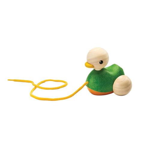 PlanToys - Montessori-Inspired Pull-Along Duck
