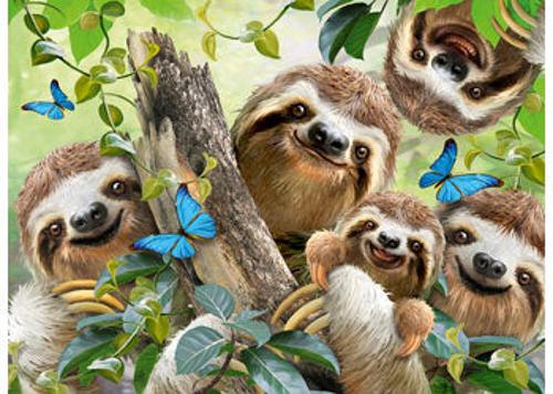 Ravensburger - Sloth Selfie Puzzle 500 Pieces