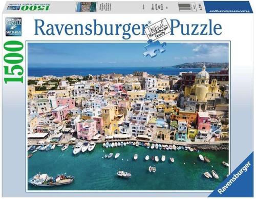 Ravensburger - Colorful Procida Italy Puzzle 1500 Pieces