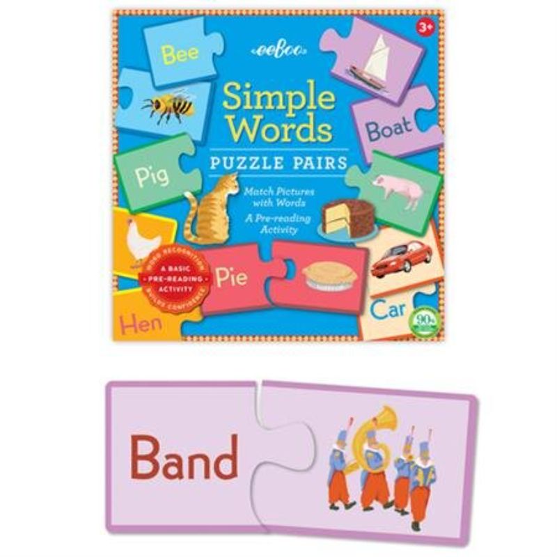 Puzzle - eeBoo Pairs Simple Word