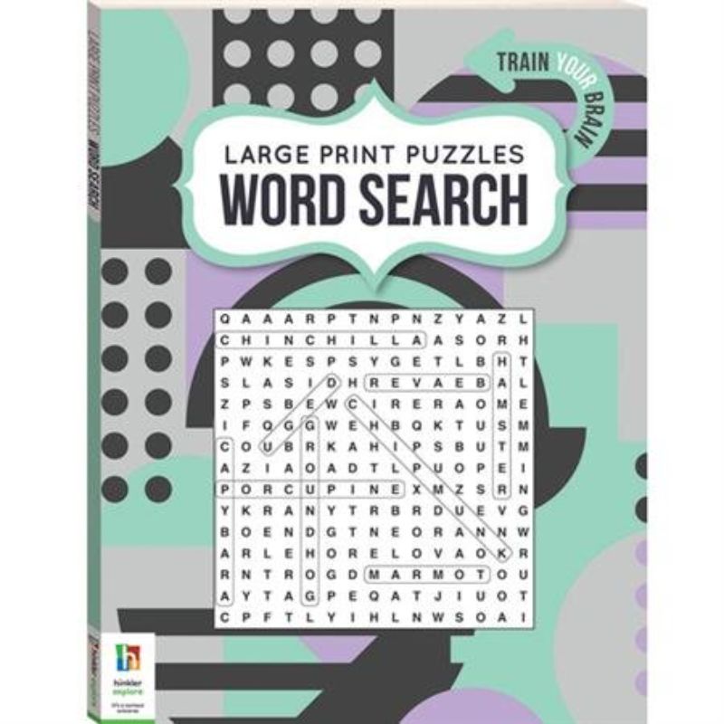 Puzzle Book - Large Print  Word Search 1