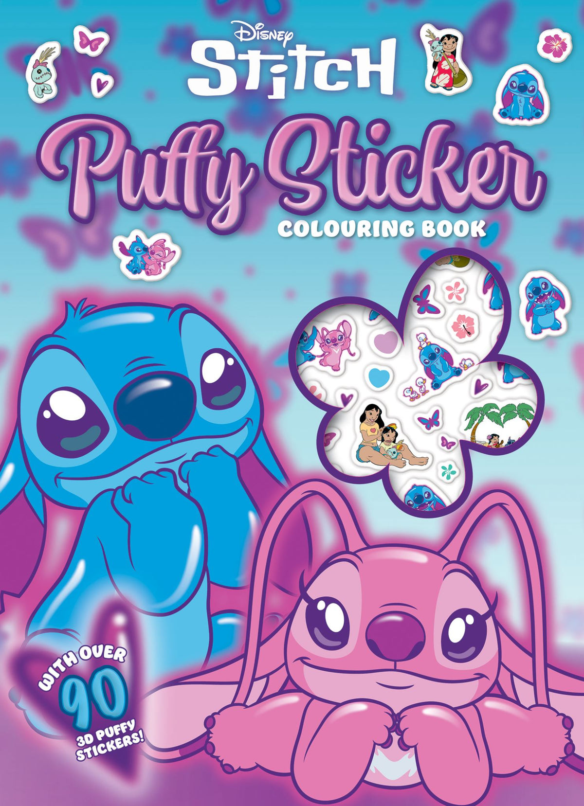 Stitch: Puffy Sticker Colouring Book - Disney