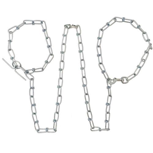 Taurus Knotted Tie Out Chain 3.6mm X 2.3M + Snap & Tee