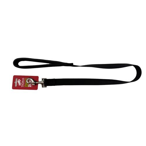 Taurus Nylon Air PU Padded Handle Lead 24mm X 90cm Black