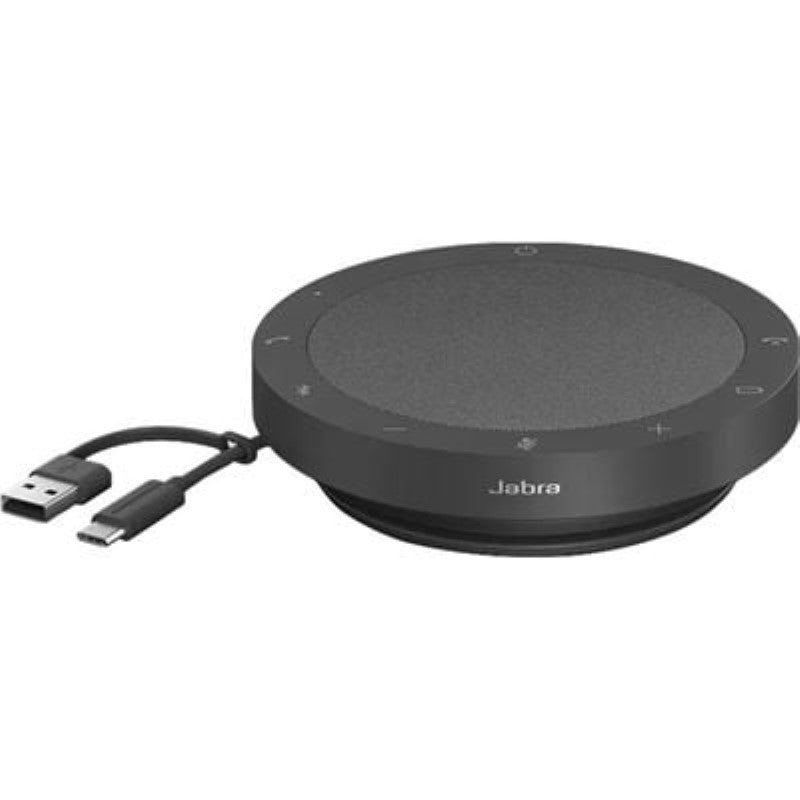 Jabra SPEAK2 55 MS USB Speakerphone - Premium Microphone with Noise Cancelling, Dark Grey