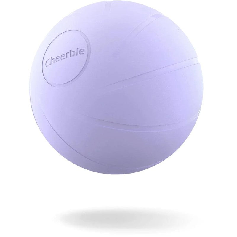Cheerble Wicked Ball PE - Interactive Smart Dog Toy for Medium & Large Breeds - Purple