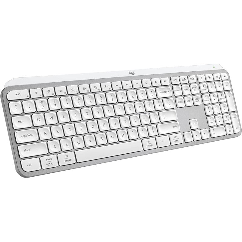 Logitech MX Keys S Advanced Wireless Master Keyboard - Pale Gray, Bluetooth, Multi-Device