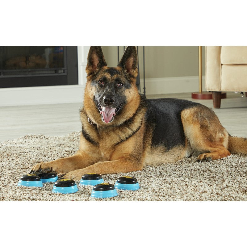 Talking Pet Essential Words Button Set - Teach Your Dog to Communicate | Hunger for Words (6pcs)
