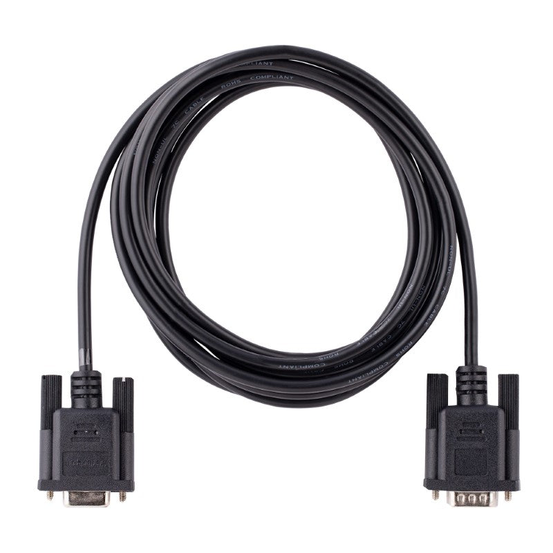 StarTech 3m RS232 Serial Null Modem Cable - Crossover DB9 M/F Connector for Data Transfer