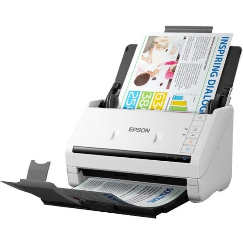 High-Speed Epson WorkForce DS-530II Sheetfed Scanner - 600 dpi, Duplex, Cloud Compatible