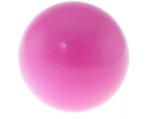 Hot pink 16mm Angel Caller pendant with a brass bell, designed to attract angels and bring protection and positivity.