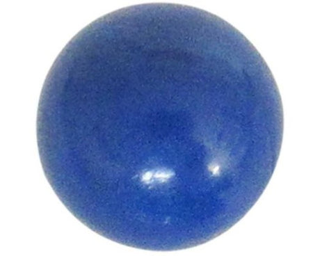 Dark blue 16mm Angel Caller locket, brass bell, designed to summon guardian angels and promote tranquility.