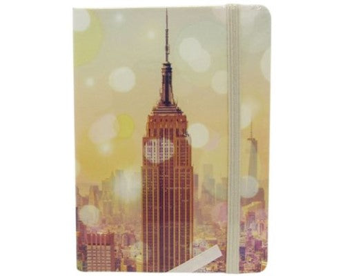 Elegant Notebook Vista Empire with lined pages, elastic closure, 14.5 x 10.5 cm, ideal for writing and creativity.