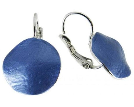 Elegant Jax Blue Drops earrings with vibrant blue hue, perfect for elevating any outfit casually or formally.