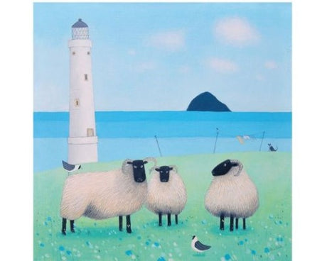 Elegant canvas art print 'Black Wind Wool' by Ailsa Black, featuring serene Scottish landscapes, 30x30 cm.