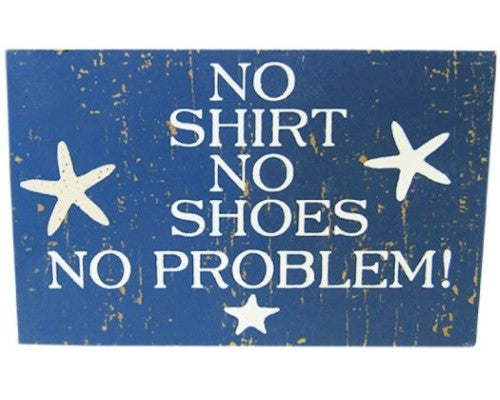 Rustic beach-themed MDF magnet, 11 x 7 cm, perfect for decorating fridges and adding coastal charm to your home.