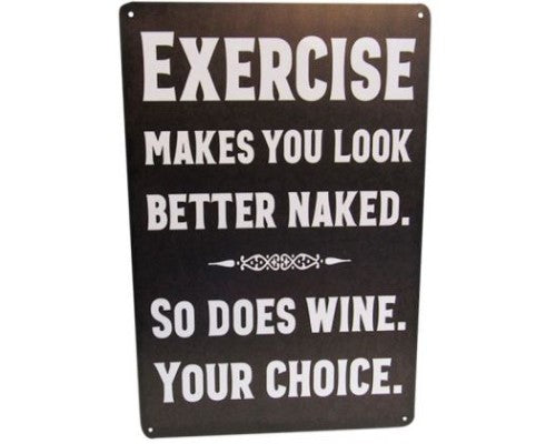 Retro tin art sign measuring 30cm x 20cm, perfect for adding charm and personality to any room.