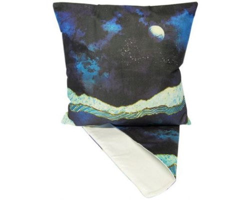 Elegant cushion cover in deep hues, measuring 44cm x 44cm, perfect for enhancing any living space with style.