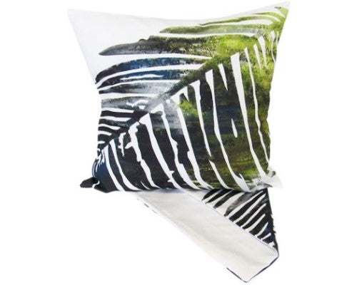 Stylish 'Bold Palm' cushion cover, 44cm, premium fabric with easy zip for vibrant home decor enhancement.