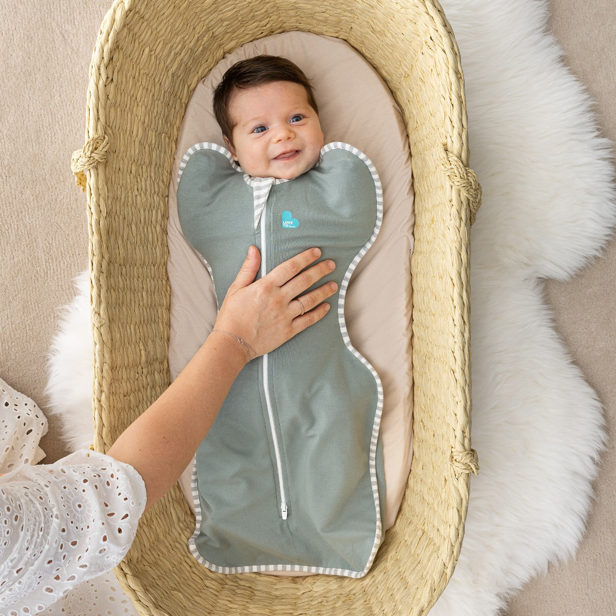 Love to Dream Swaddle Up™ Original 1.0 TOG - Olive - Small
