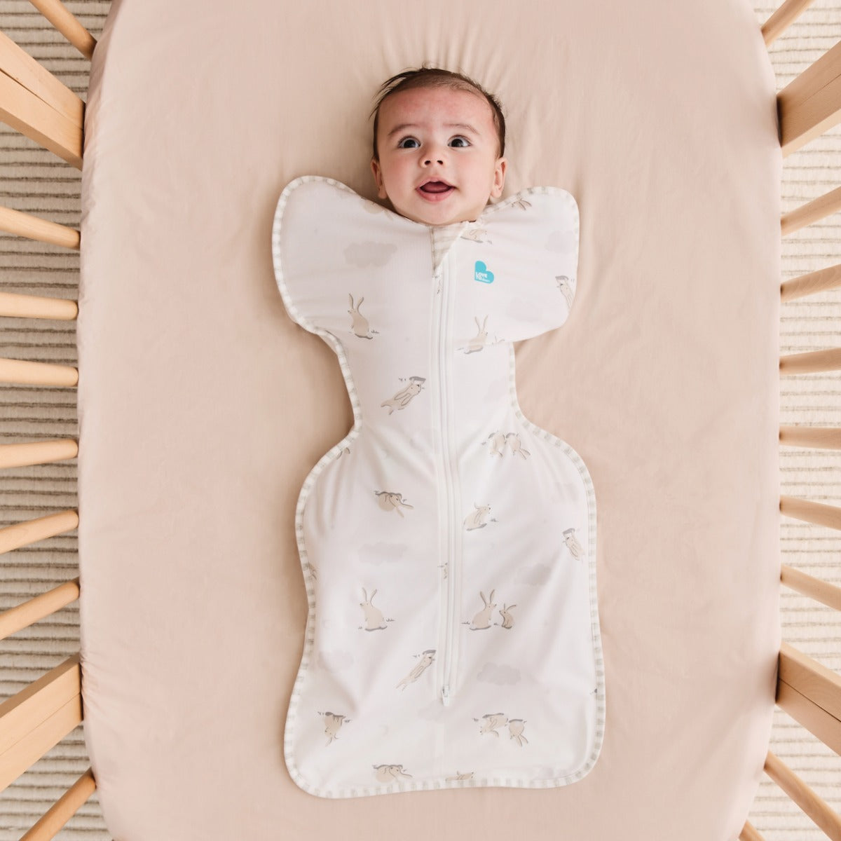Love to Dream Swaddle Up™ Original 1.0 TOG - Cloud Bunnies - Newborn
