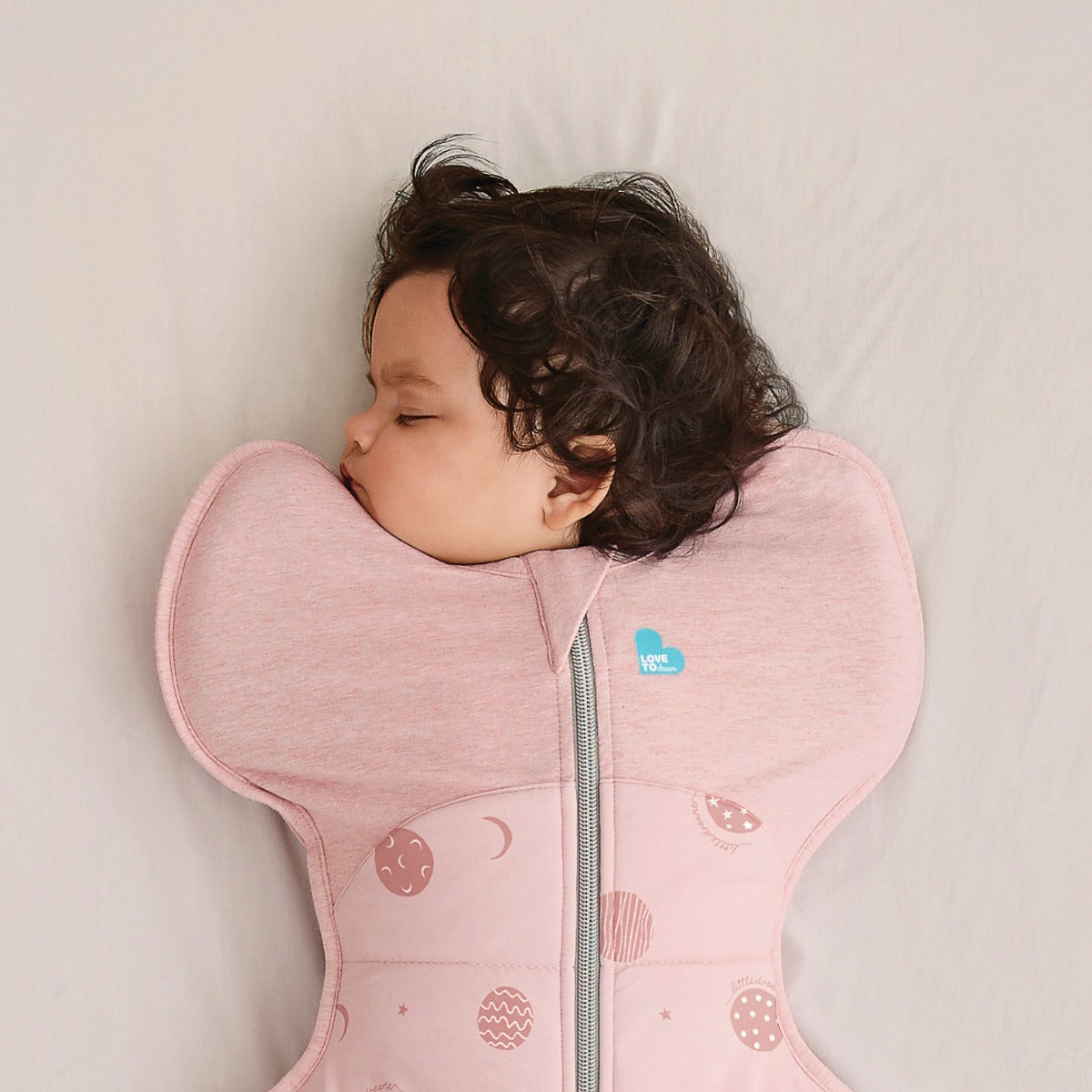 Love to Dream Swaddle Up™ Warm 2.5 TOG - Little Dreamer Dusty Pink - Medium