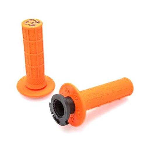 DEFY MX LOCK ON GRIPS 1/2 WAFFLE SOFT COMPOUND INCLUDES 4 STROKE THROTTLE CAMS O