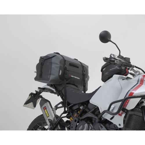TAIL BAG SW MOTECH DRYBAG 35 LITRE WEATHERPROOF GREY BLACK