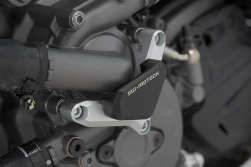 SW MOTECH WATER PUMP PROTECTION SILVER/BLACK DUCATI X DIAVEL HYPERMOTARD MONSTER