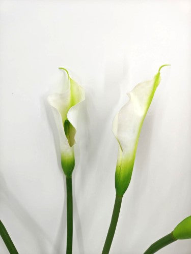 Artificial Calla Lily Flower Stem - Large - White