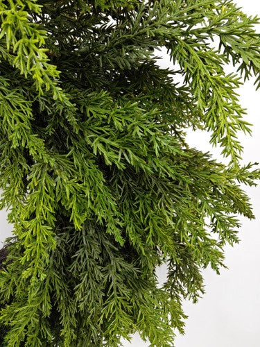 Artificial Cypress Wreath - Real Touch - 50cm