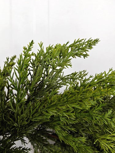 Artificial Cypress Wreath - Real Touch - 50cm