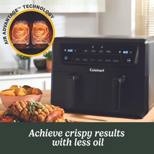 Cuisinart - XXL Dual Zone Air Fryer PFAS Free10.4L (AFD-10OBLXA)