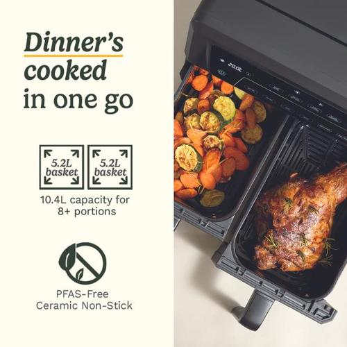 Cuisinart - XXL Dual Zone Air Fryer PFAS Free10.4L (AFD-10OBLXA)