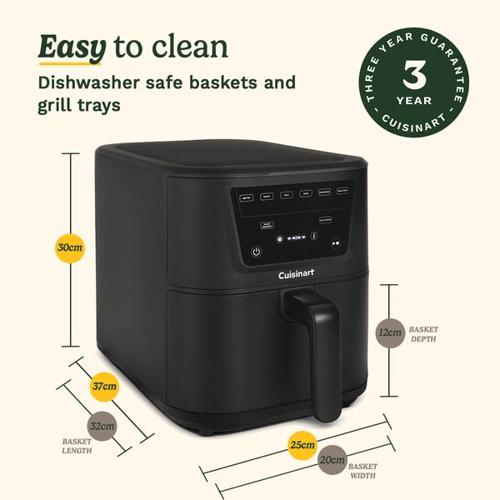 Cuisinart - Compact Max Air Fryer PFAS Free 7.6L (AFS-8OBLXA)